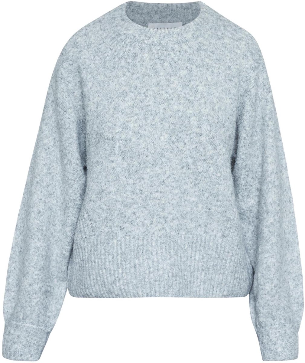SisterS point Trui Humas Pu 19050 Grey Mel Dames Maat - L