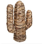 Decoratieve cactus van waterhyacint - Hacienda stijl - Hoogte 35 cm - Natuurlijke en bohemien woondecoratie
