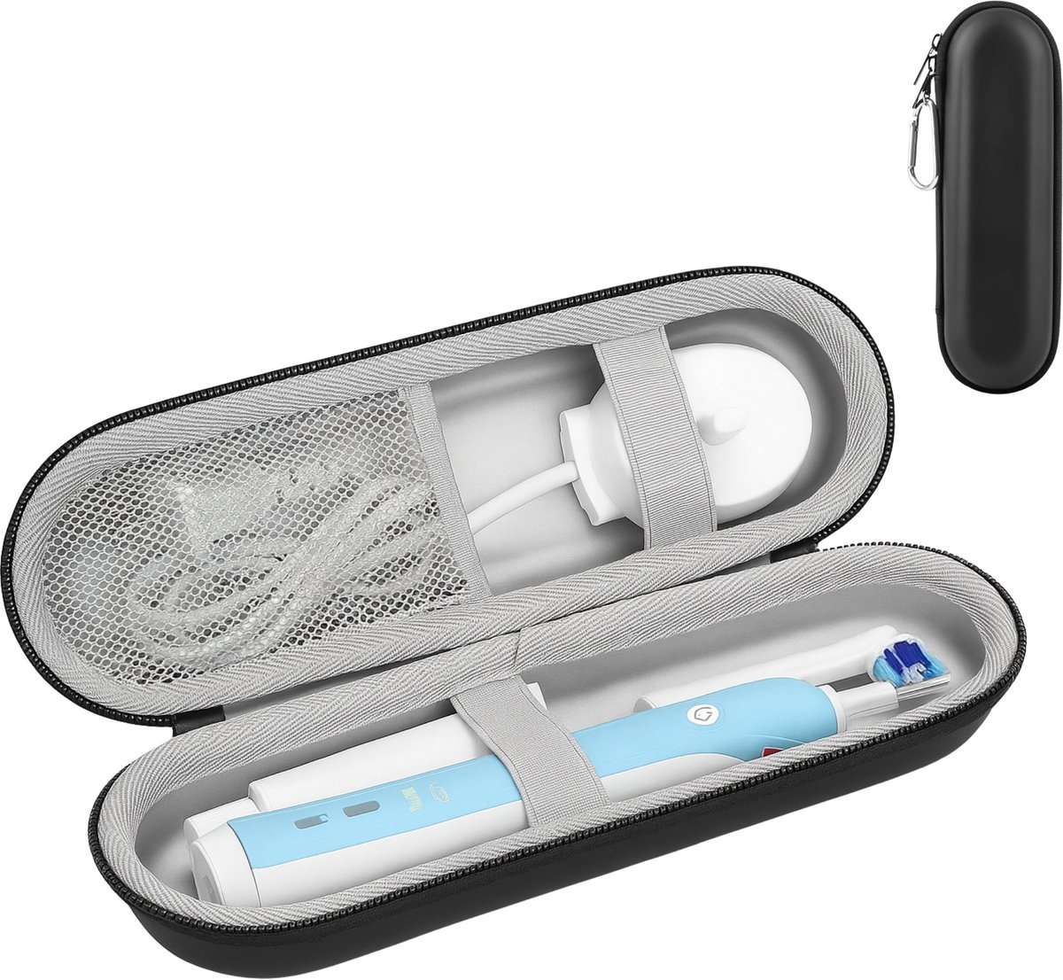 Reisetui voor elektrische tandenborstel, compatibel met Oral B/Oral B Pro CrossAction/Genius X Limited/IO 7/8/9/Smartseries