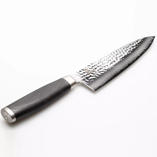 Couteau de chef Yaxell Taishi 20 cm - Artisanat japonais ultime et bois de hêtre Pakka Zwart - Approuvé par la FDA