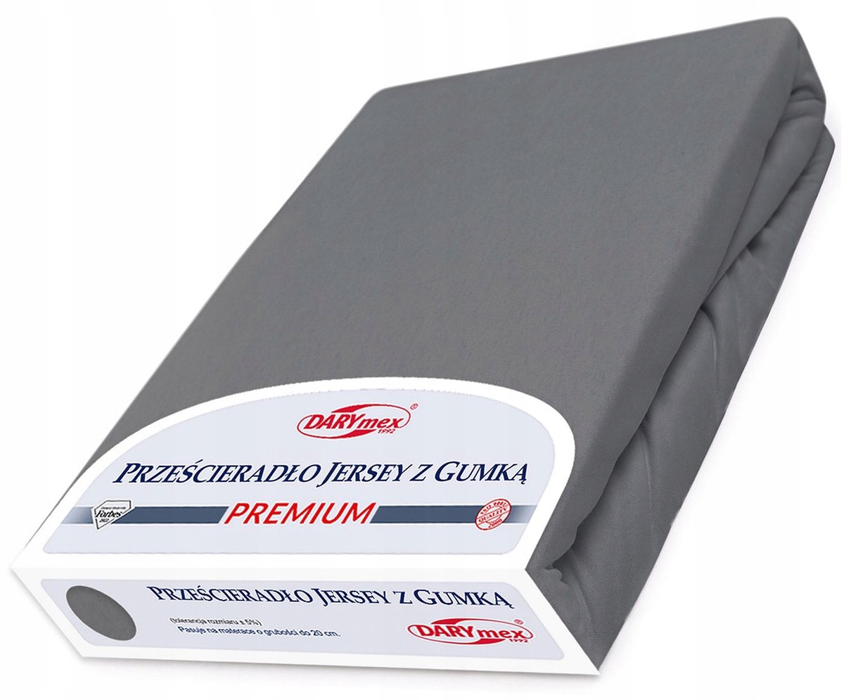 Jersey Hoeslaken Premium 140x200cm Grijs 170g/m²