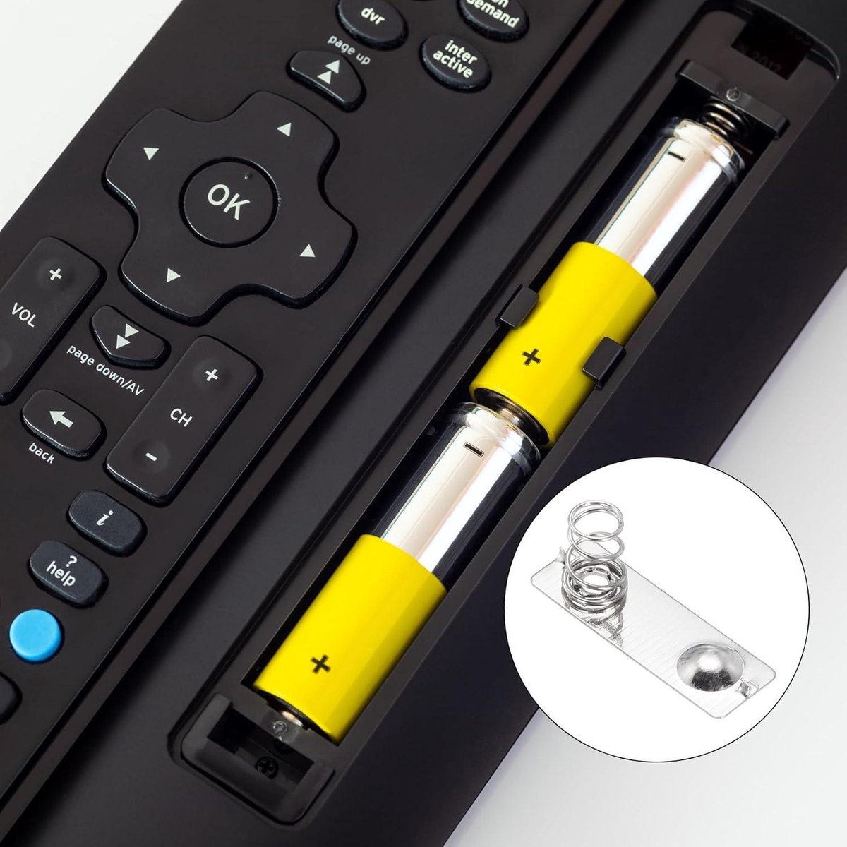 QUARKZMAN AA Batterie Plaque x 20PCS Négatif à Positif Convertir Ressort Contact 24mmx11mm