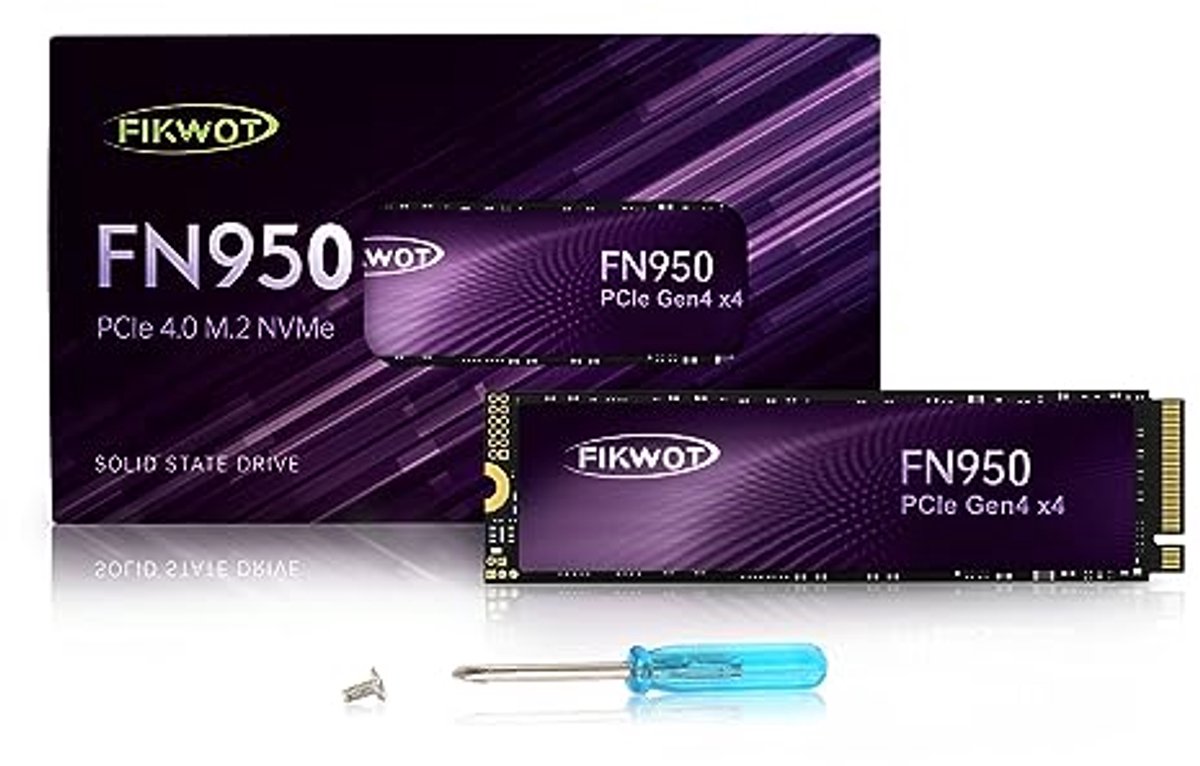 Image of 4 TB M.2 NVMe SSD PCIe Gen4 met Graphite Heatsink, HMB & SLC-cache - Tot 5000 MB/s voor Laptop en Desktop
