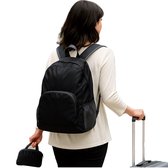 Opvouwbare Rugzak – Ultralichte Waterbestendige Dagrugzak – Nylon Wandelrugzak voor Reizen, Kamperen & Outdoor – Compact, Duurzaam & Lichtgewicht – 30L – Zwart – Unisex