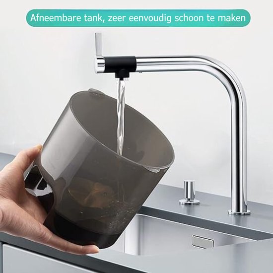 VIN® Baby Melk Machine - Baby Fles Maker - Flesvoeding Apparaat Eenvoudige reiniging - Flessenbereider - Warme Waterdispenser - 1.7 L Inhoud - Tot 70°C van vin — afbeelding 4