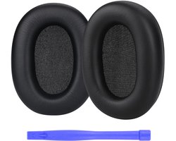 Vervangende Oorkussens voor Sony WH-1000XM6 Noise Cancelling Hoofdtelefoon van MMOBIEL - Memory Foam en Protein PU Koptelefoon Oorkussens - Noise Isolation Earpads – Zwart