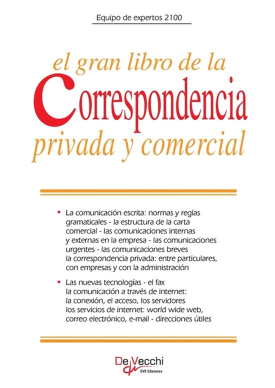 El gran libro de la correspondencia privada y comercial - cover
