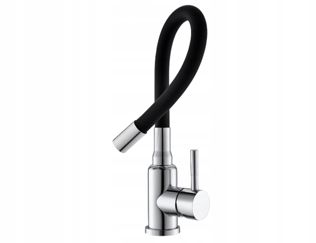 Alveus Flexa Keukenkraan Chroom Geborsteld Beige - Flexibele Uitloop
