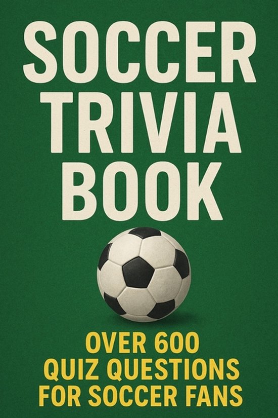 Soccer Trivia Book - cover