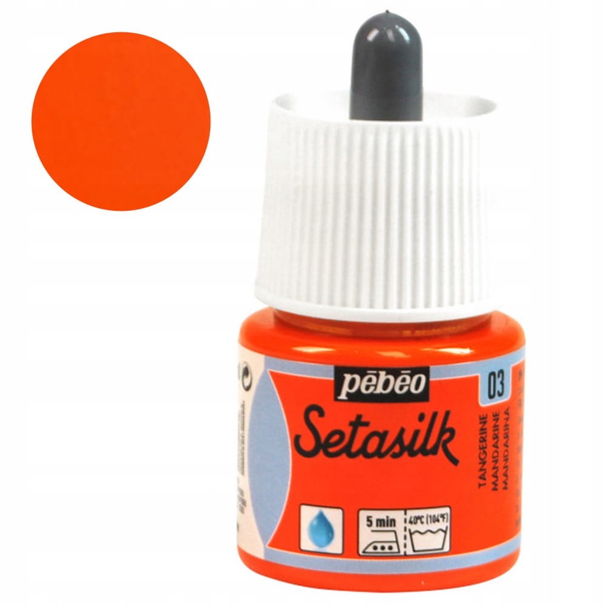 Pebeo Setasilk Zijdeverf 45ml - Levendig Oranje