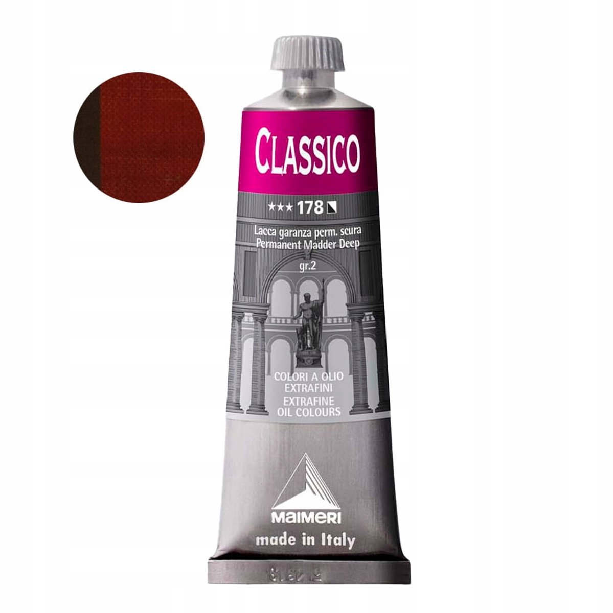 Maimeri Classico Olieverf 60ml - Diep Madder Rood
