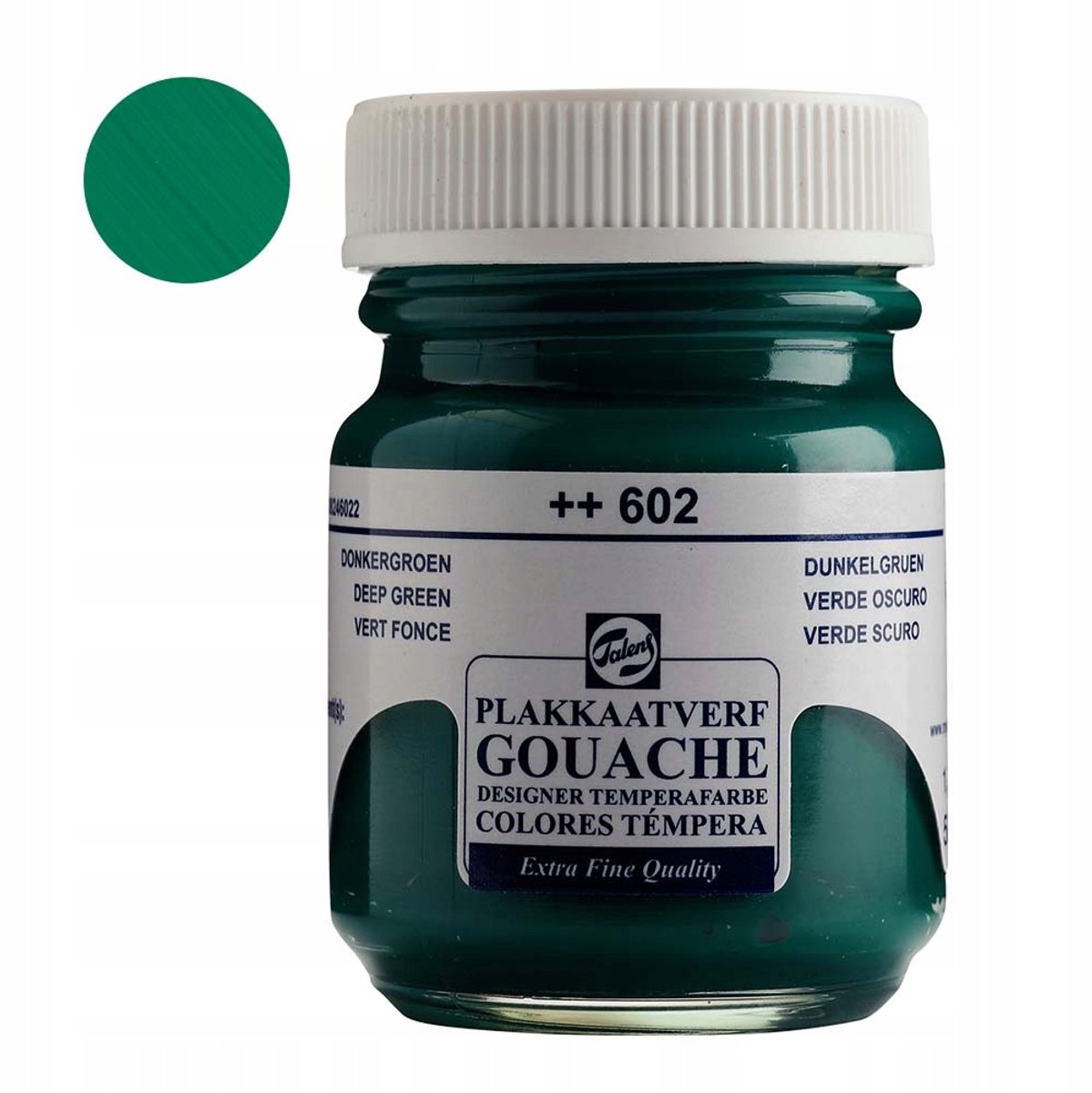 Talens Gouache Verf 602 Diepgroen 50 ml - Extra Fijne Kwaliteit