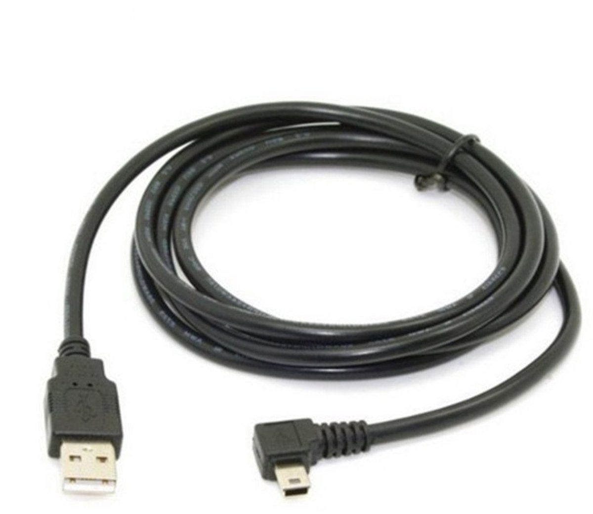 Hoekige Mini USB naar USB Kabel 1.8M - Links