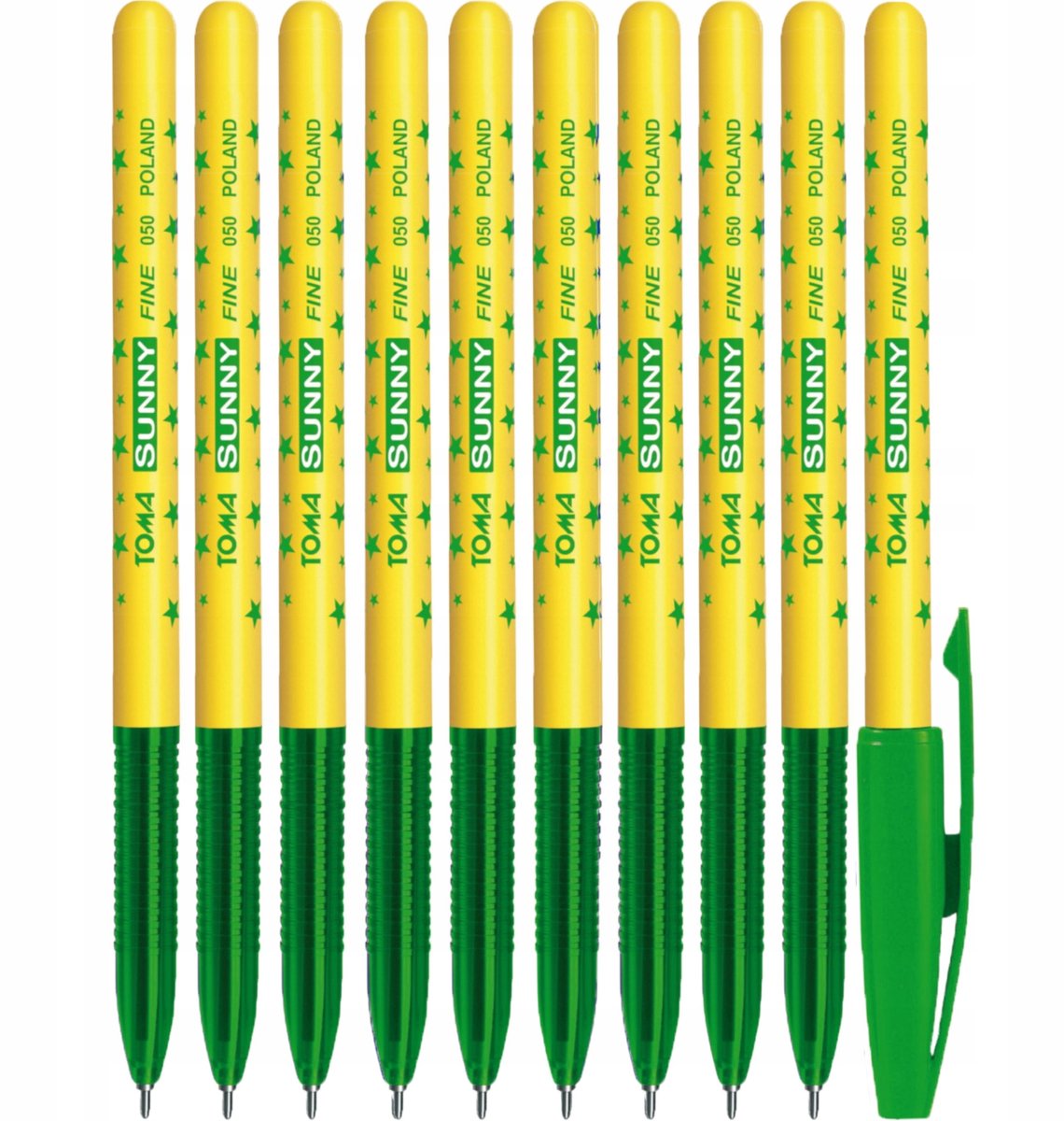 Toma Sunny Fine 050 Groene Penneset (10 stuks)
