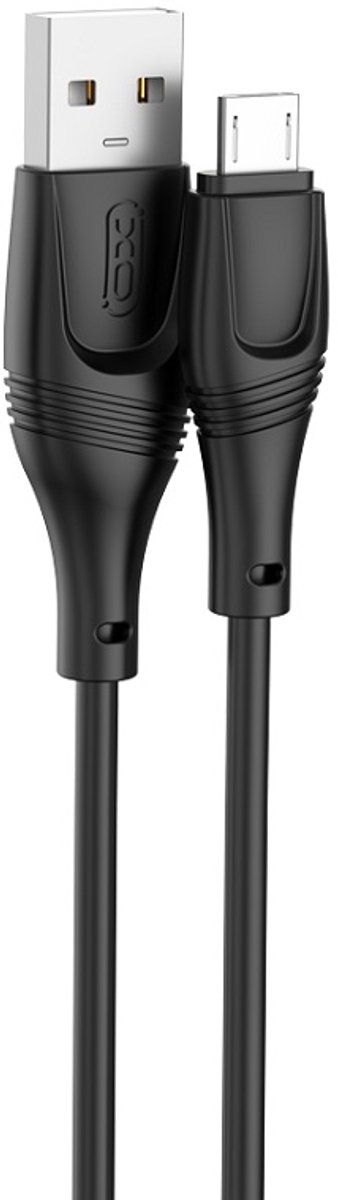 XO NB238 Micro USB Laadkabel 3m 2.1A Zwart