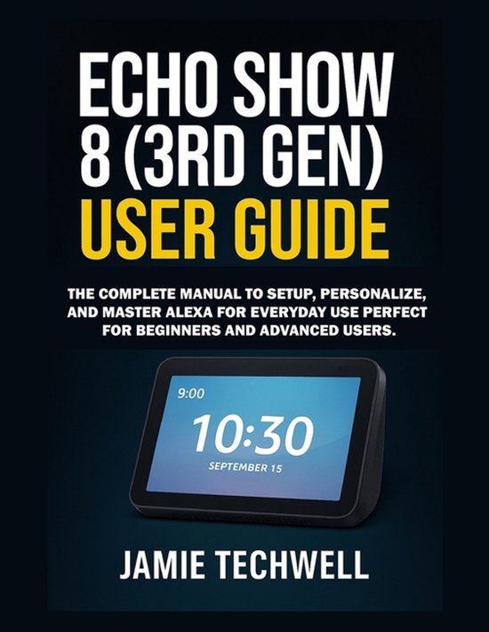 Echo Show 8 (3rd Gen) User Guide - cover