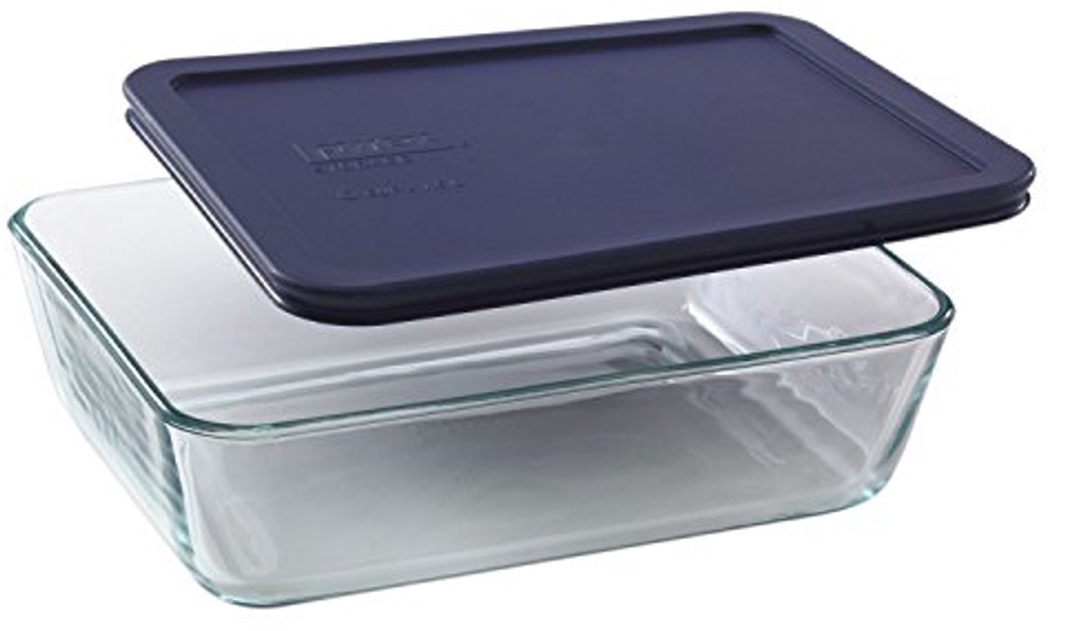 Rechthoekige Ovenbestendige Schaal 6-Cup met Deksel - 6 Stuks