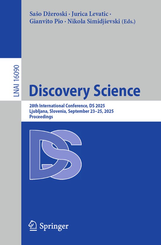 Lecture Notes in Computer Science16090- Discovery Science - cover