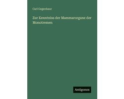 Zur Kenntniss der Mammarorgane der Monotremen