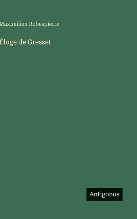 Éloge de Gresset