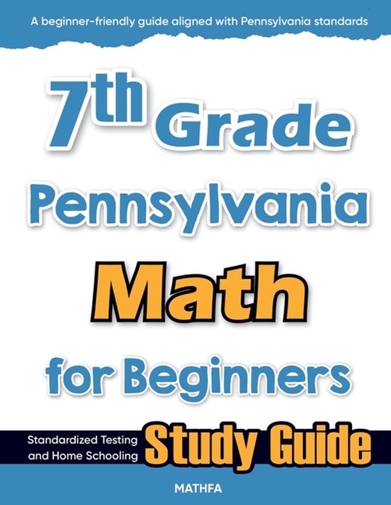 7th Grade Pennsylvania Math for Beginners - cover