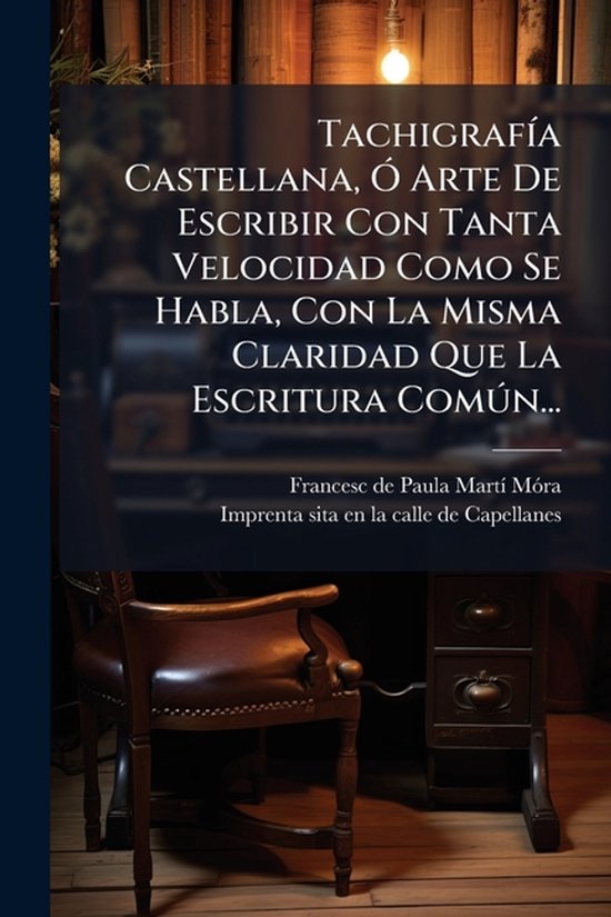 TachigrafÃ-a Castellana, Ã" Arte De Escribir Con Tanta Vel ... - cover