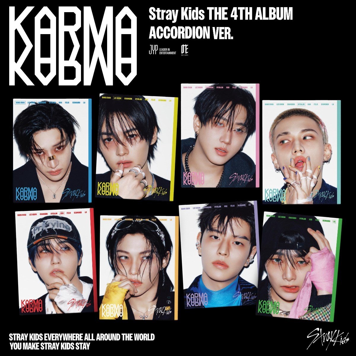 Stray Kids Karma Accordion Version - K-pop CD met photobook en