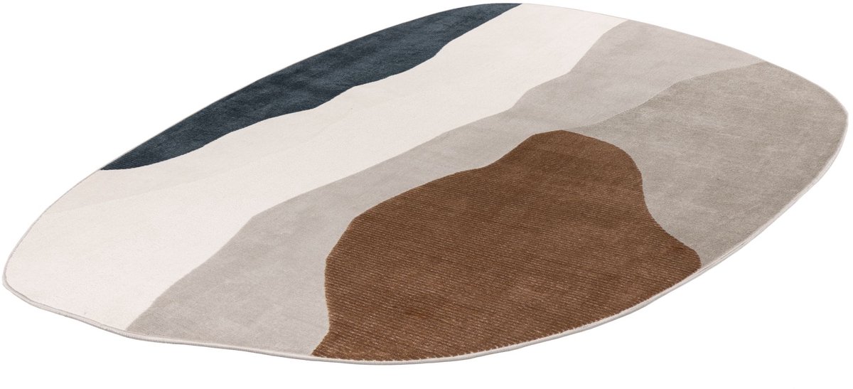 Batucci Vloerkleed - Organische Vormen - Modern Design - 160x230 cm - 3D-effect - Comfortabel en Onderhoudsvriendelijk