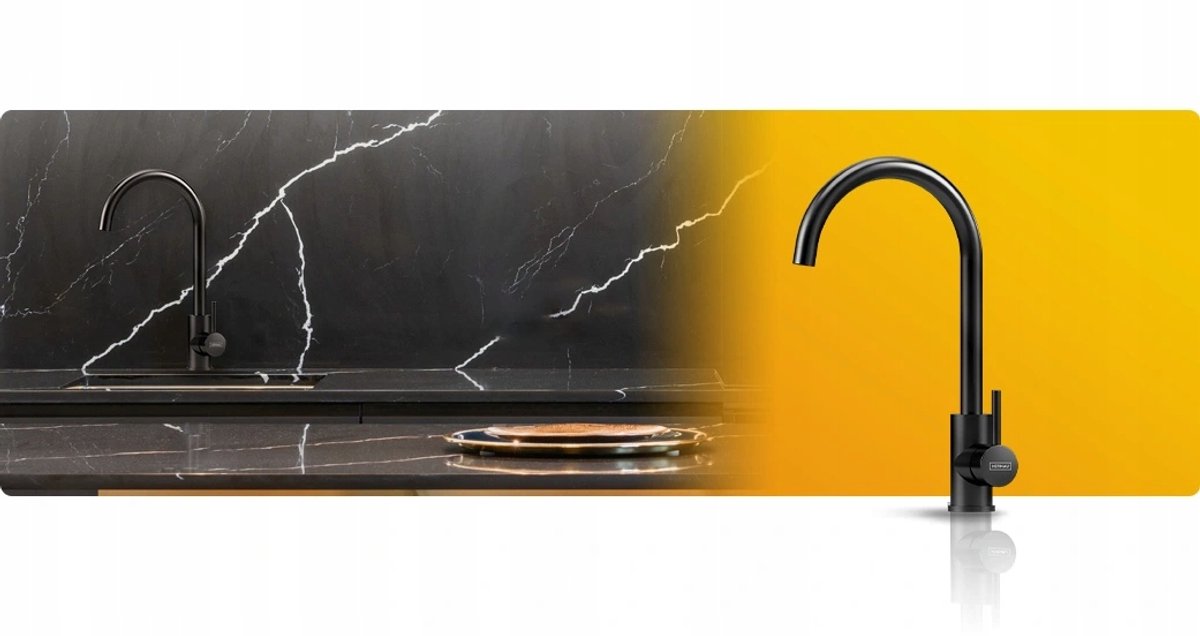 Kernau Keukenmengkraan KWT 34 Gun Metal Nano - Draaibaar