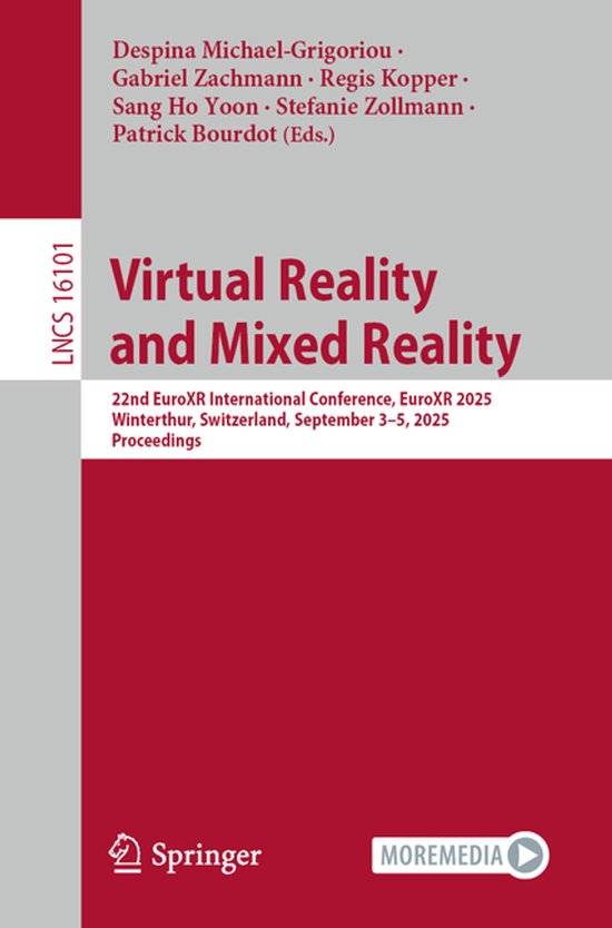 Lecture Notes in Computer Science16101- Virtual Reality and  ... - cover