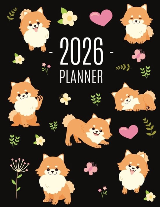 Pomeranian Planner 2026 - cover