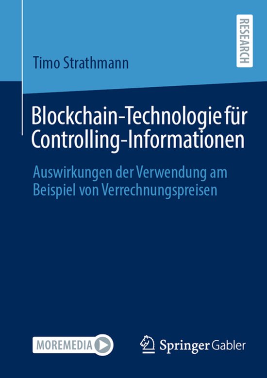 Blockchain-Technologie für Controlling-Informationen - cover