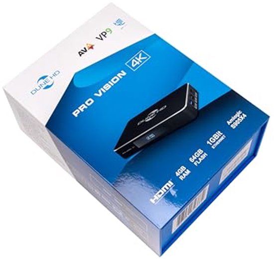 4K Media Player met Android Box en HD Audio - HDMI 2.1 - USB 3.0 - WiFi - 1Gbit - 4GB/64GB — afbeelding 3
