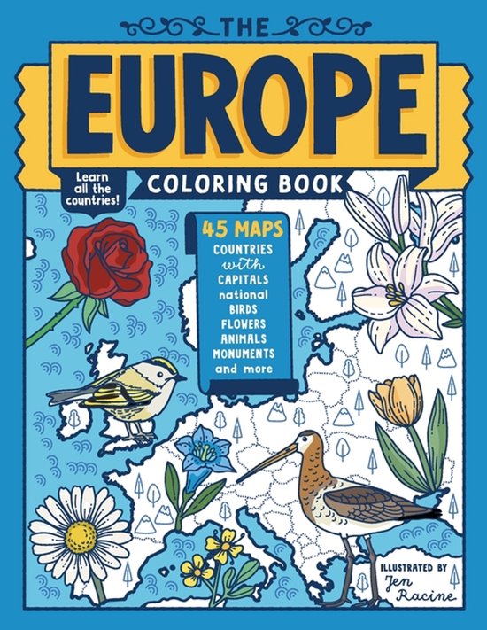 The Europe Coloring Book - cover