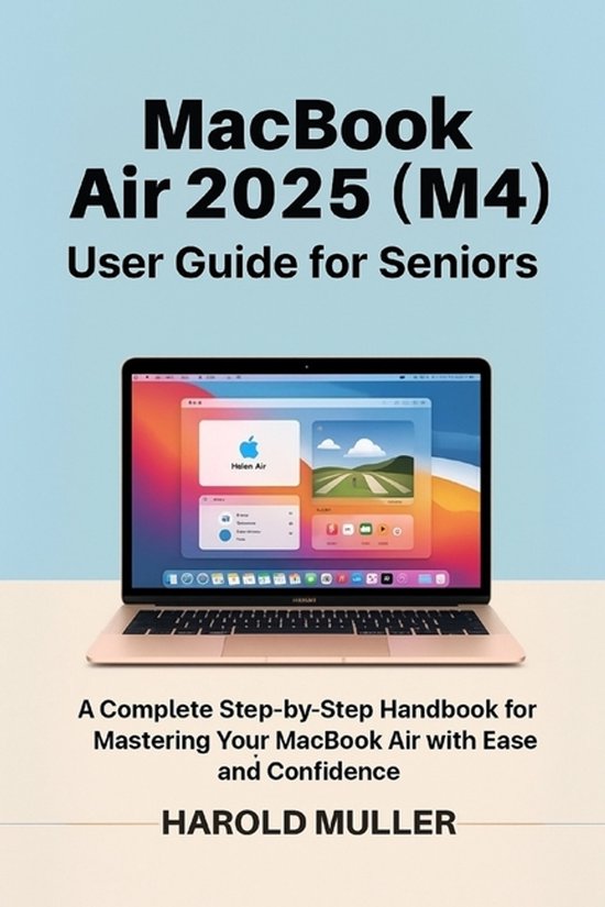 MacBook Air 2025 (M4) User Guide for Seniors - cover