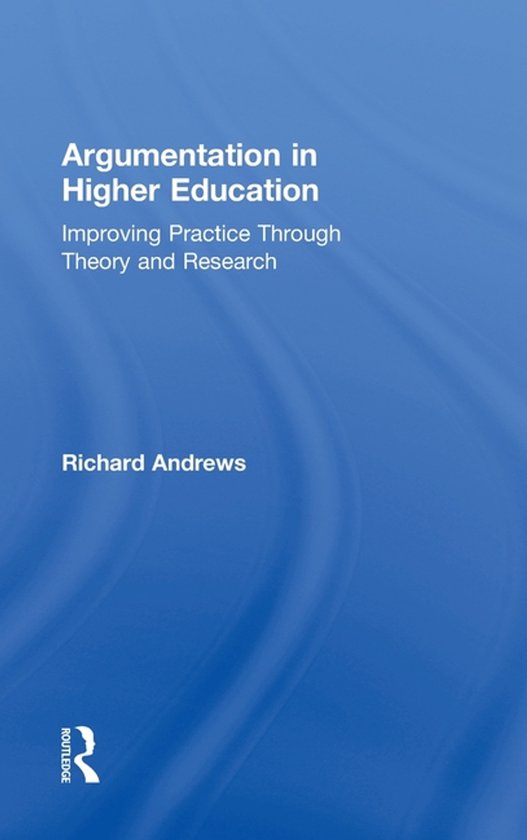 Argumentation in Higher Education - cover