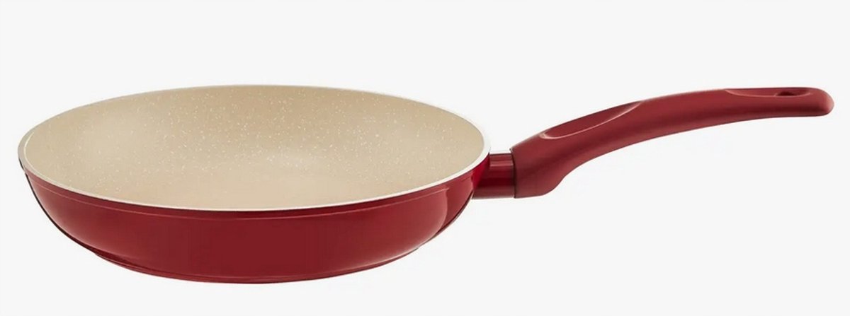 Ambitie Qualum Basissteen Rosso Koekenpan - 24 cm