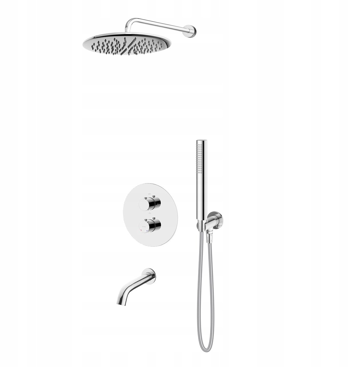 Oltens Katla Doucheset Thermostatisch Inbouw Chroom