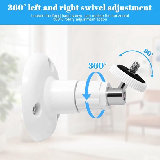 Camera Bevestiging - 360° graden verstelbaar - Wandmontage - stick-up-houder - ring van Ring — afbeelding 2