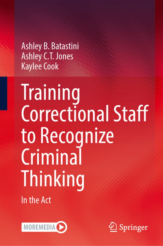 Training Correctional Staff to Recognize Criminal Thinking - cover