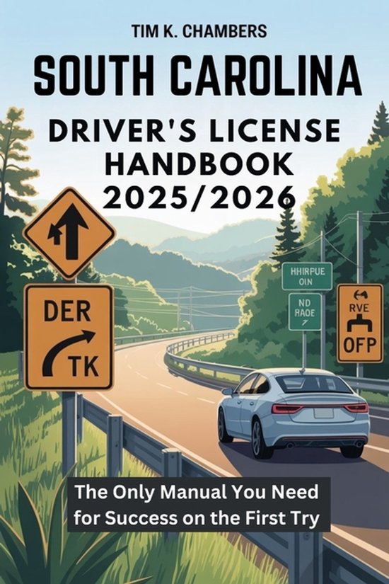 South Carolina Driver's License Handbook 2025/2026 - cover