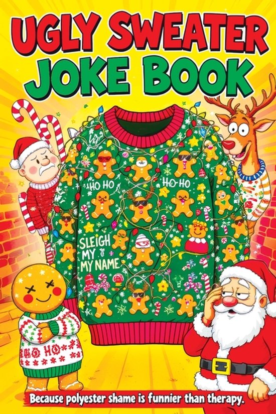Ugly Sweater Joke Book - cover