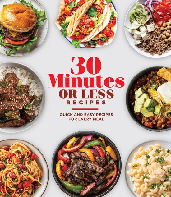 30 Minutes or Less Recipes - cover