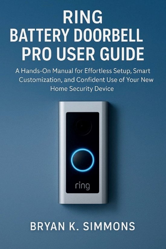 Ring Battery Doorbell Pro User Guide - cover