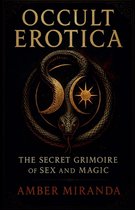 Boekomslag met de titel "OCCULT EROTICA" en een afbeelding van een slang die rond een cirkel met zon en maan is gewikkeld.
