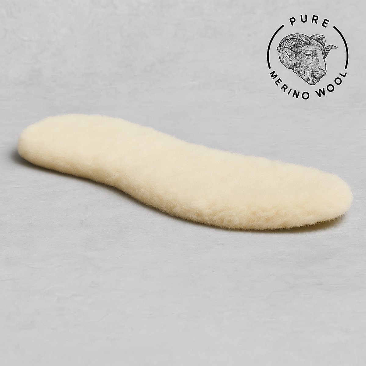 Merino Wollen Inlegzolen – Warme Schapenvacht Zolen met leren onderzool voor Schoenen & Laarzen – Ademend, Natuurlijk & Zacht – Comfortabele Winterzolen voor Heren & Dames ,maat 38