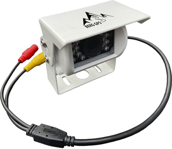 BergGPS® Achteruitrijcamera Full HD – Voor Camper, Caravan & Truck – Bedrade Camera met Nachtzicht – Witte Behuizing — afbeelding 2