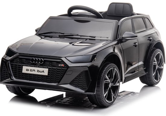 Audi RS6 - Voiture électrique pour enfants Audi - 1 place - Zwart - Avec télécommande - Voiture électrique pour enfants
