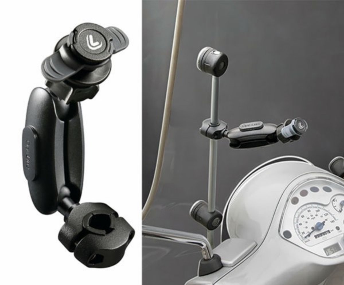 Lampa telefoonadapter - Opti-Bar - ORBIT - Titan Series - Spiegel/windschermsteun - lang