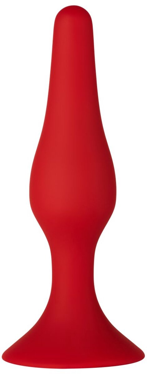 Forto F-11 Lungo Small Anaalplug - Rood - 11.4 cm